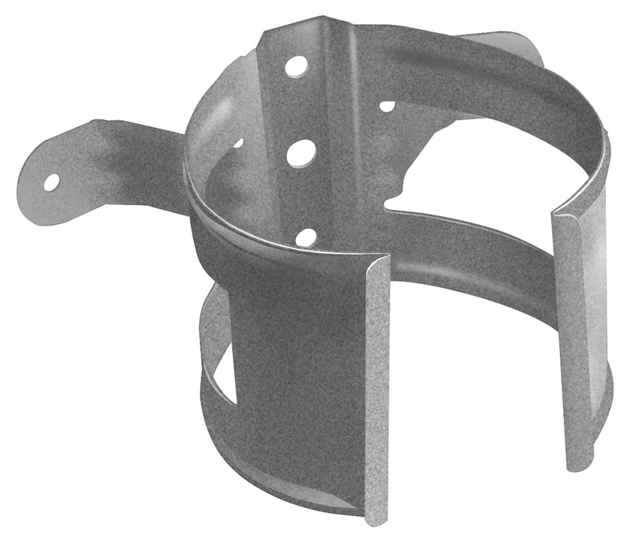 Кронштейн трубы на дерево 90мм